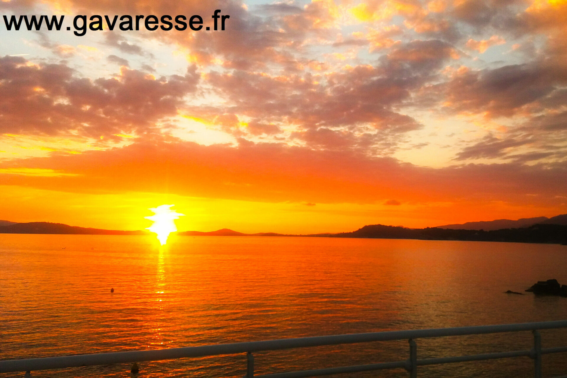 Campagne Gavaresse plage de la Garonne le Pradet sud de la France
