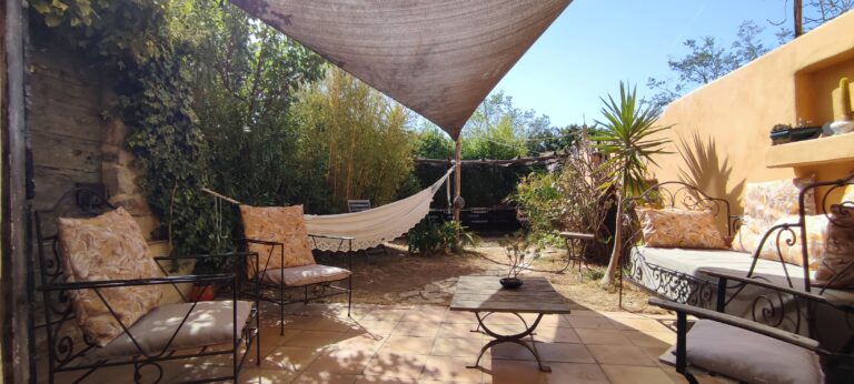 terrasse plein sud en résidence de vacances au bord de la mer