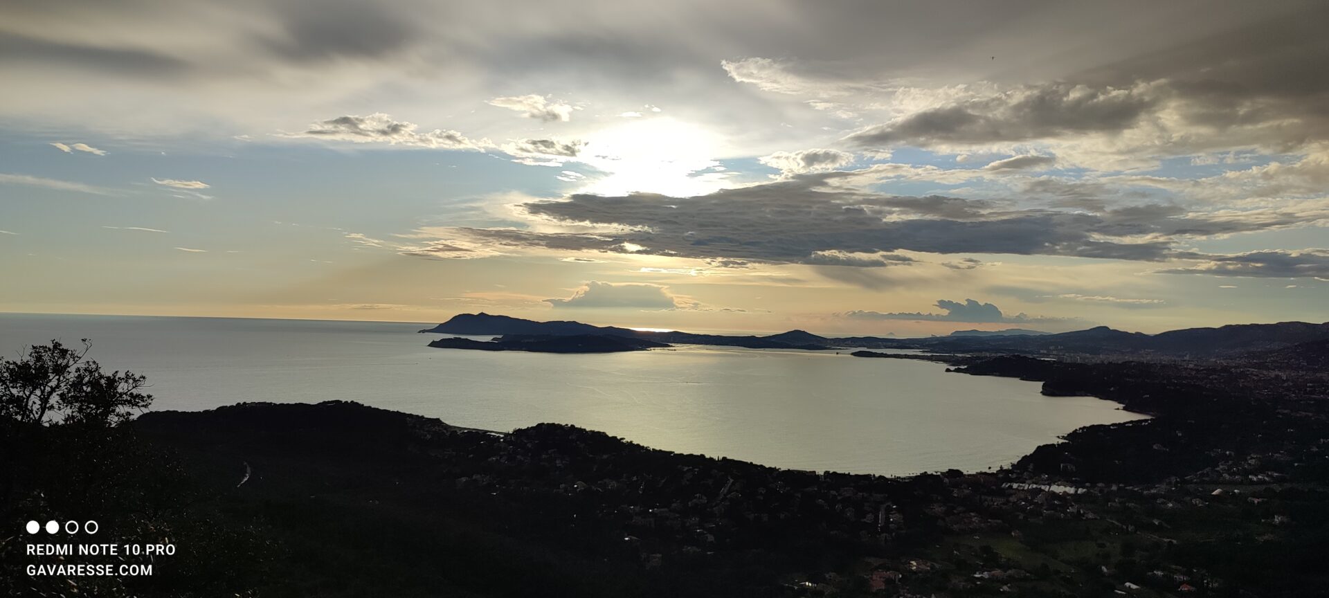 Vue sur la baie de toulon